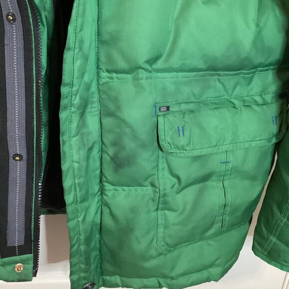 Point Zero Women's Green Duvet Premium Down Parka Coat Ski Skiing Winter - Picture 11 of 16